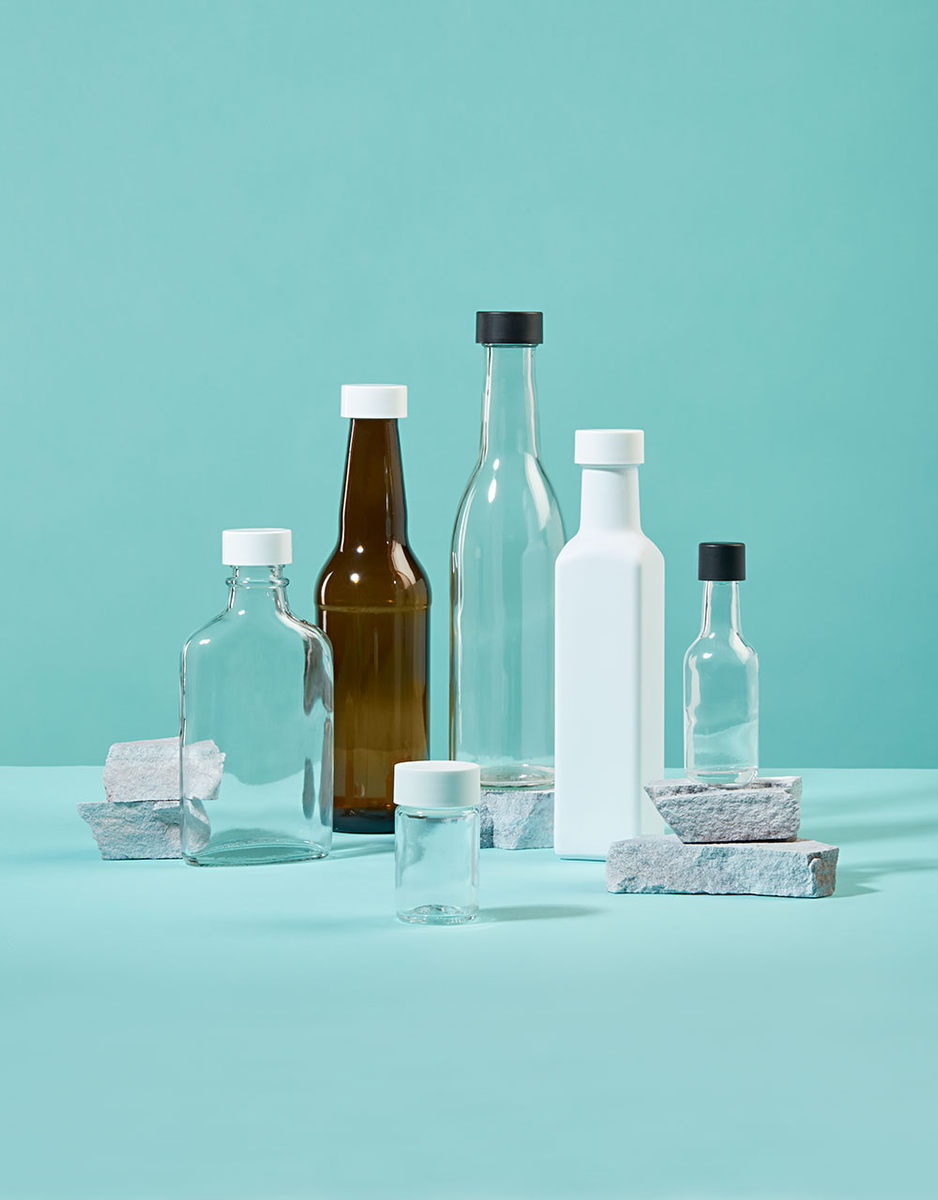 Edibles drinks and capsules packaging