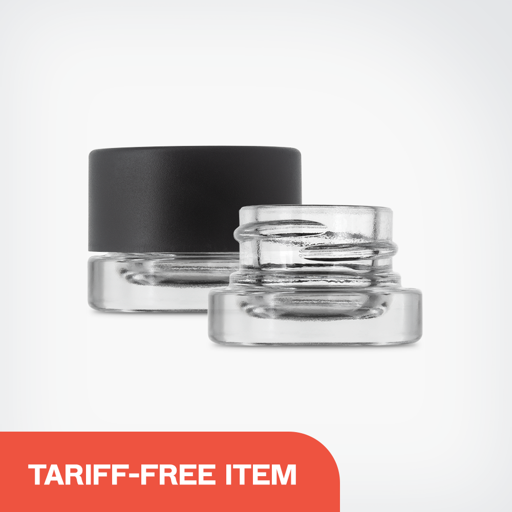 Straight Base Child Resistant Concentrate Jars