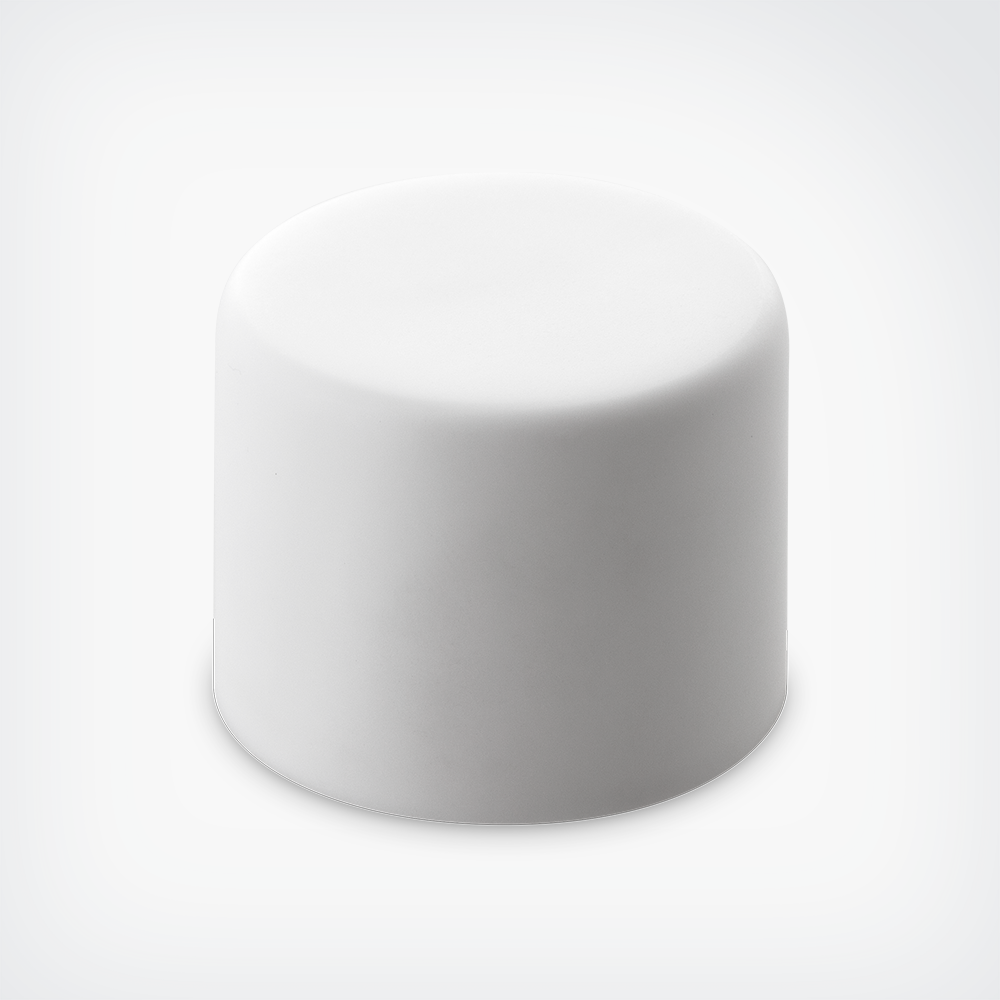 Dome PE Lined Matte White
