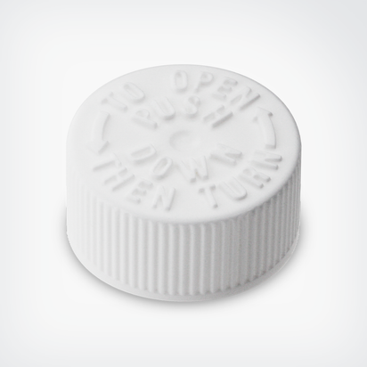 Pictorial Ribbed Heat Seal Foil Lined White - ebottles