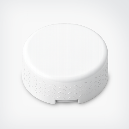 Child Resistant Tamper Evident (CRTE) Diamond Pattern Gloss White 45mm - ebottles-store