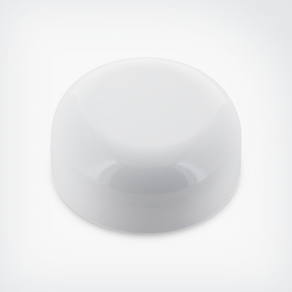 Dome PE Lined Gloss White - ebottles-store