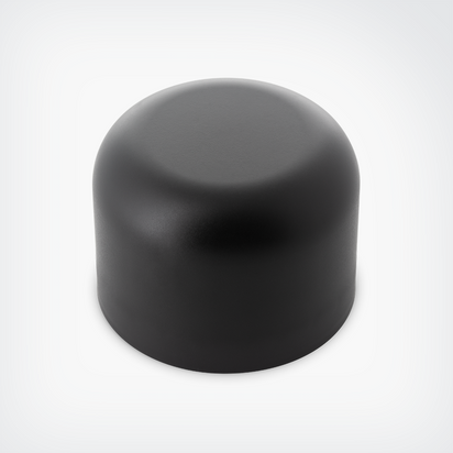 Extra Tall Dome PE Lined Matte Black - ebottles
