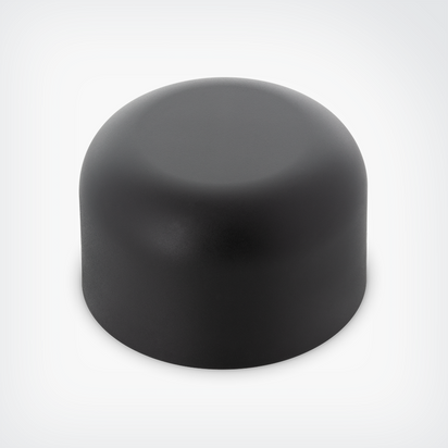 Tall Dome Matte Black PE Lined - ebottles