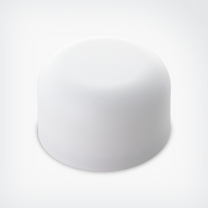 Tall Dome Matte White PE Lined - ebottles