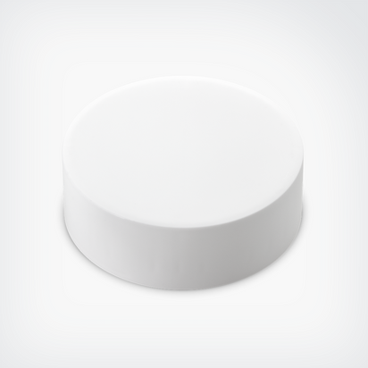 Tall Smooth Sided Gloss White PE Lined - ebottles