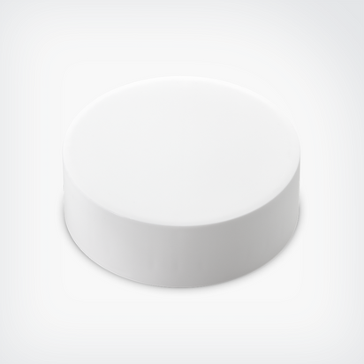 Tall Smooth Sided Matte White PE Lined - ebottles