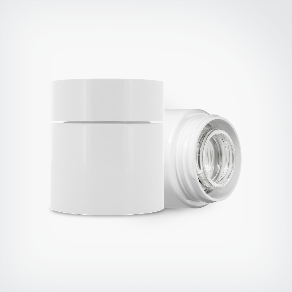 Shell Containers Dye Powder Double Shell Concentrate Jar