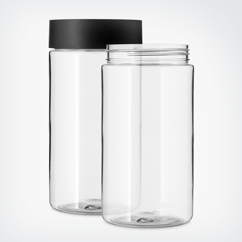 PET 66 mm Wide Mouth Child Resistant Flower Jar