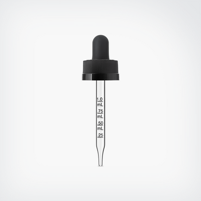 Ribbed with Graduated Glass Pipette - ebottles