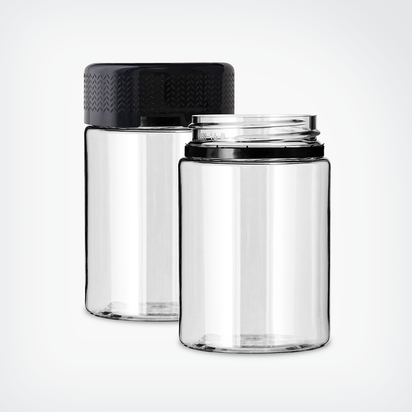 PET Diamond Jars